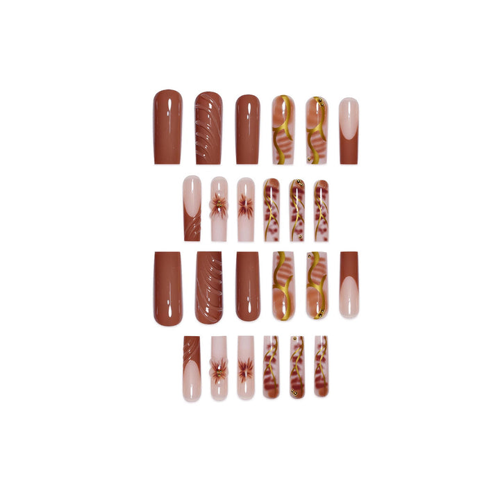 Floral Nail Art Extensions Stornfield