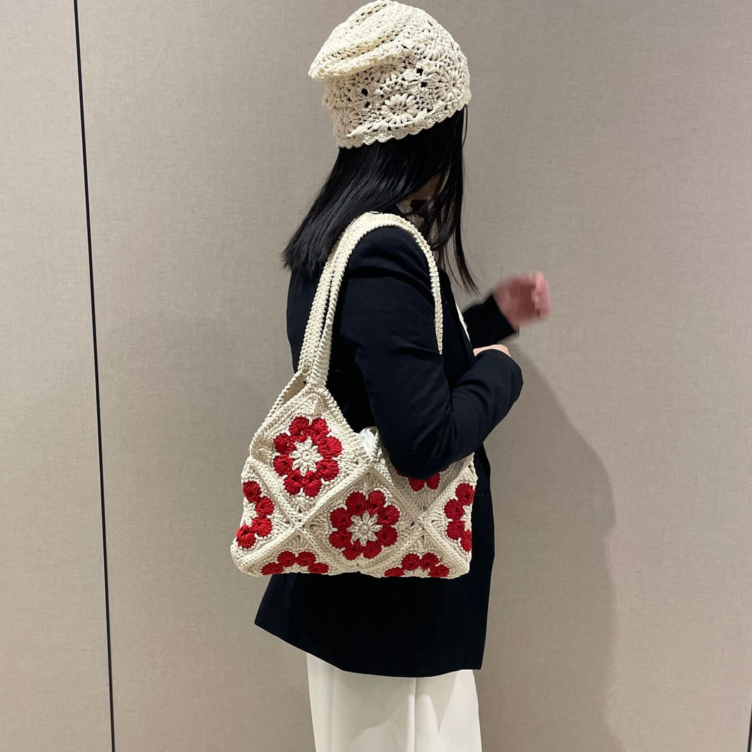 Handcrafted Flower Pattern Bag Stornfield