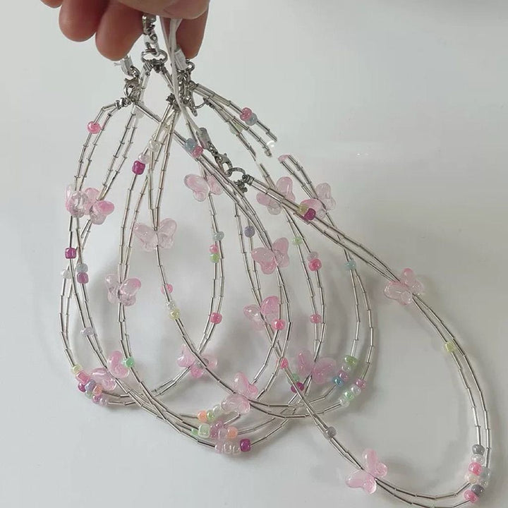 Decorative Butterfly Charm Eyewear Lanyard Stornfield
