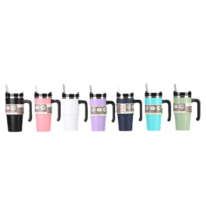 Unisex thermos mug with 3-in-1 drinking options Stornfield
