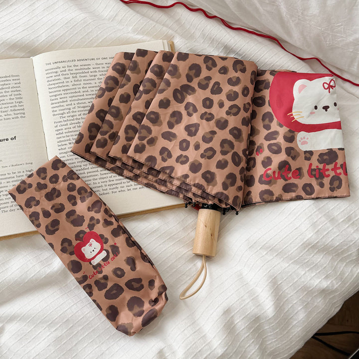 Women’s Foldable Umbrella with Cute Animal Design Stornfield