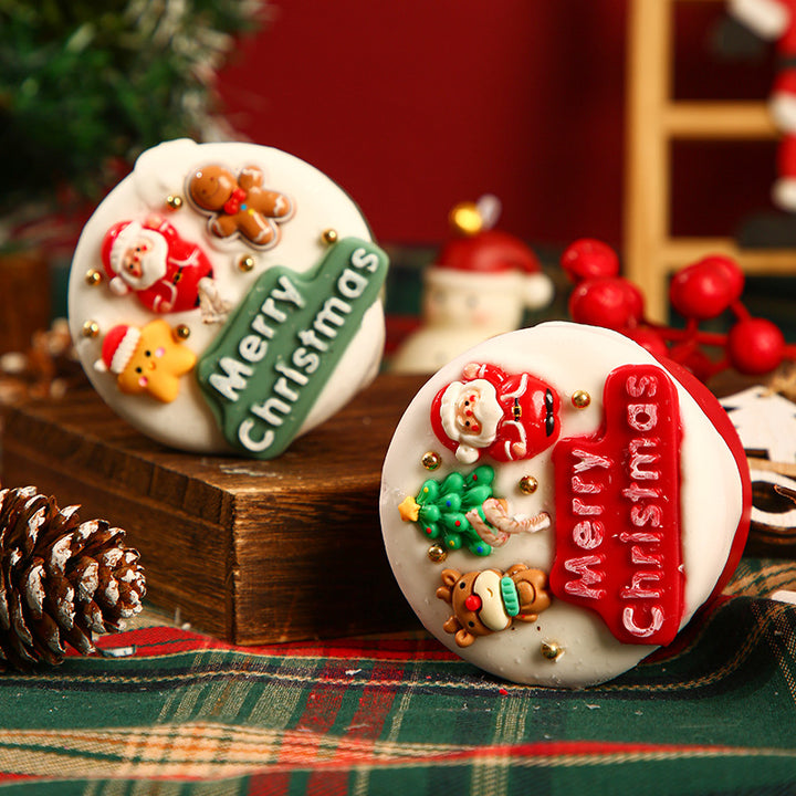 Christmas Decorative Trinket Box with Festive Sculpted Lid
