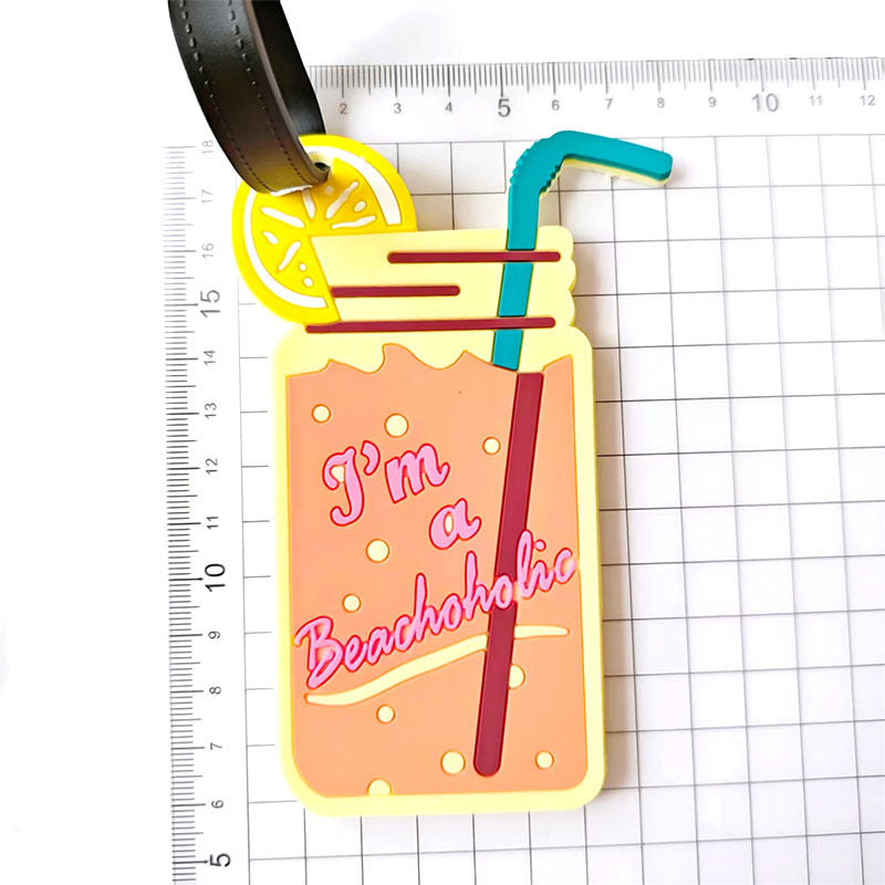 Unisex Luggage Tag in Playful Mermaid Design Bowlift