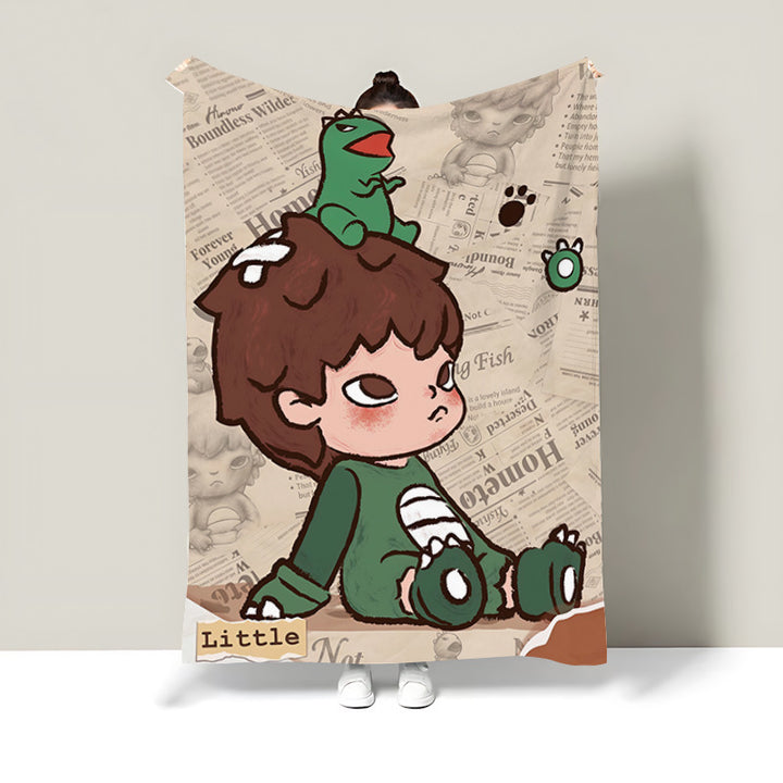 Art-Inspired Plush Blanket