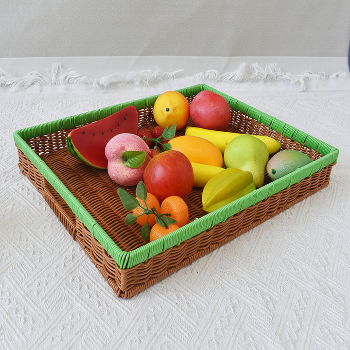Multi-Functional Woven Serving Tray Stornfield
