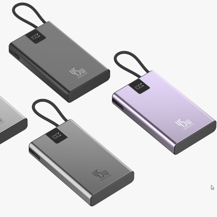 Portable high-performance power bank with smart charging display and USB-C connection Stornfield