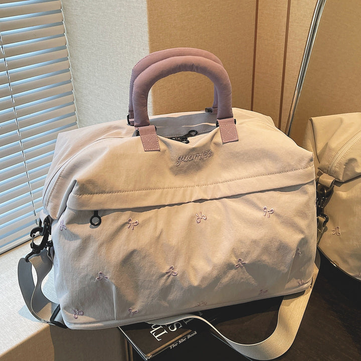 Multi-Functional Embroidered Travel Duffle