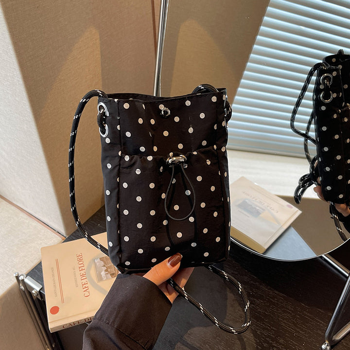 Casual Polka Dot Mini Crossbody Bag