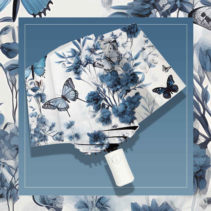 Ladies elegant umbrella with floral design Stornfield