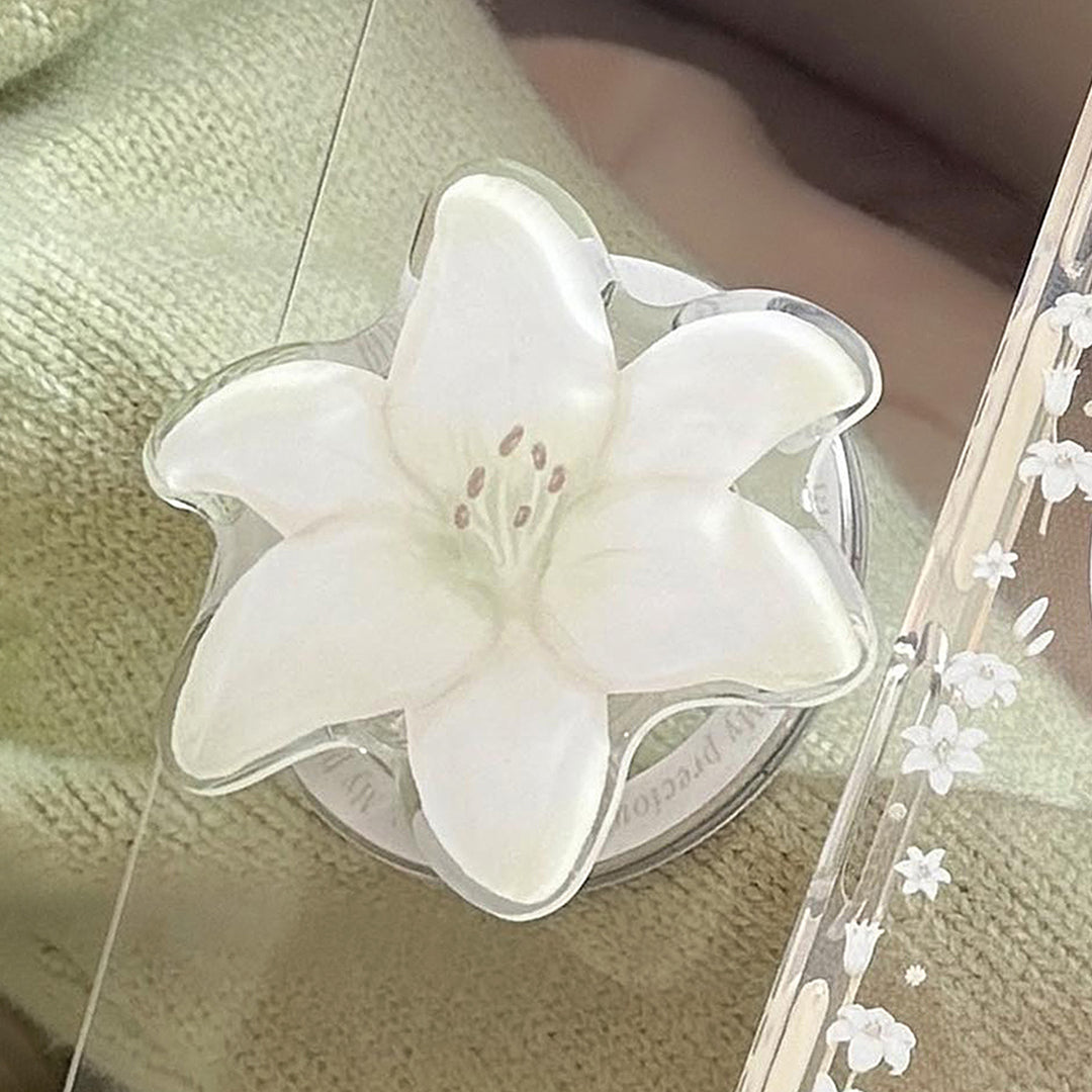 Luxury Hand Mirror in Floral Design Stornfield