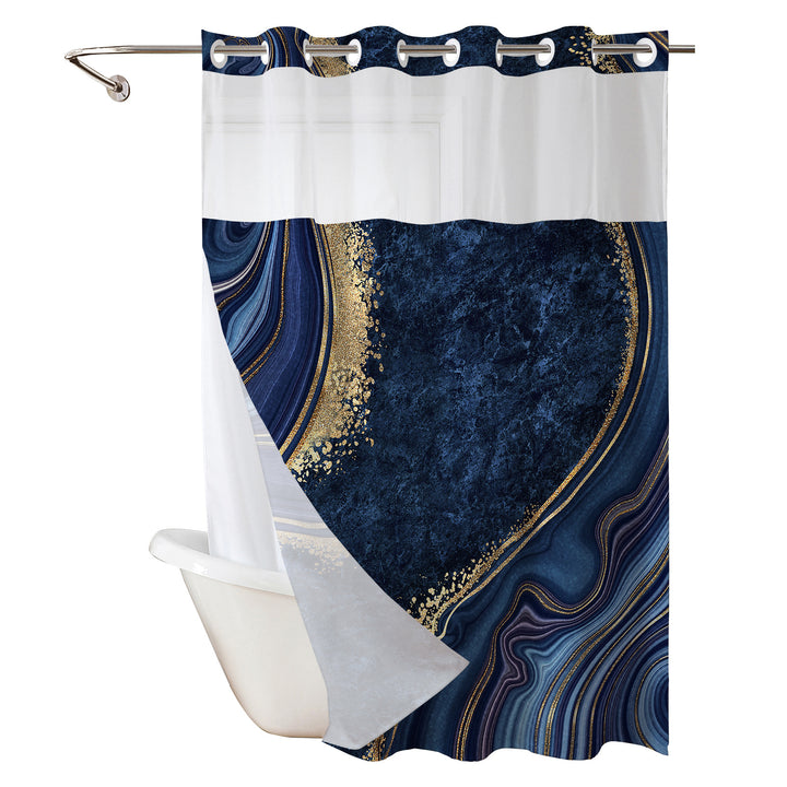 Elegant Marble Design Shower Curtain Stornfield