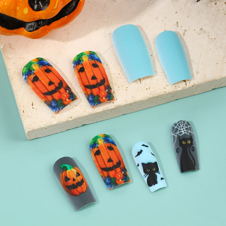Creative Halloween Design Artificial Nails Stornfield