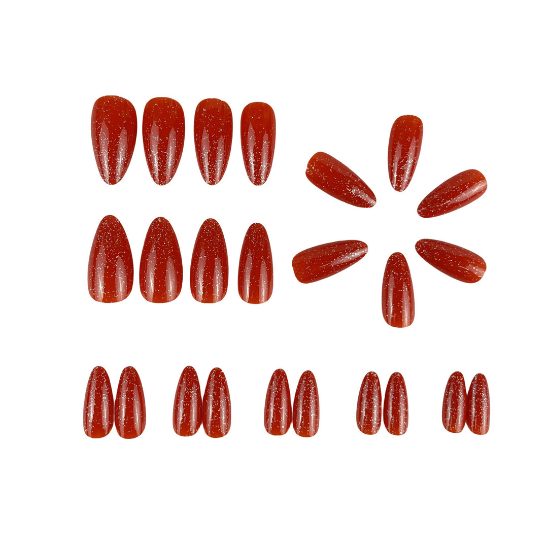 Glittering Stiletto Nail Extensions Stornfield