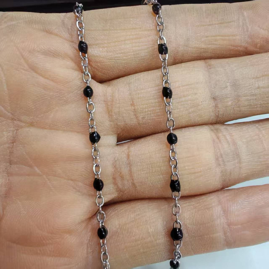Delicate Beaded Chain Necklace Stornfield