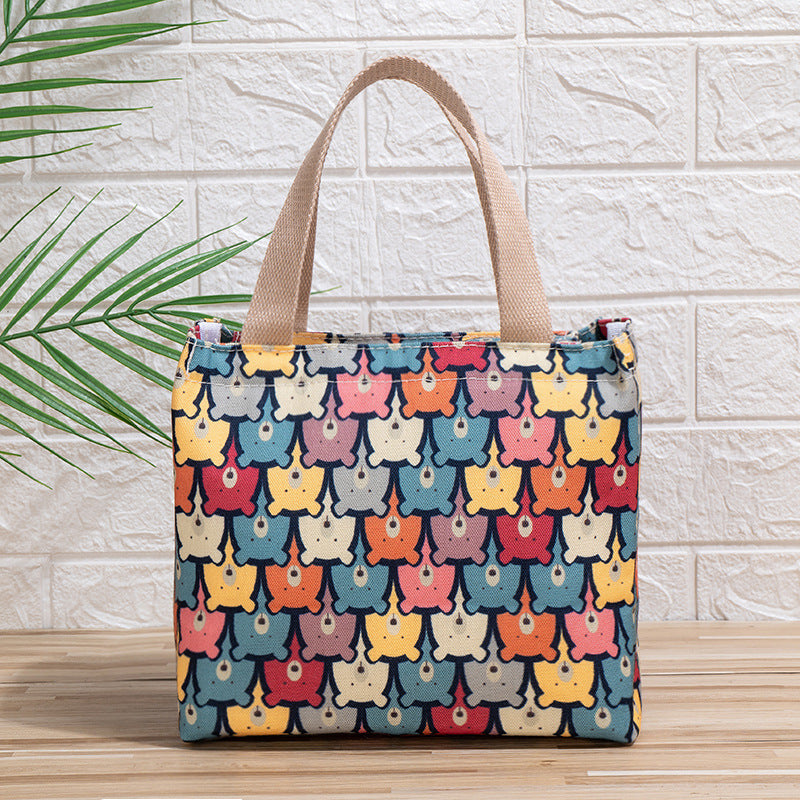 Cute Cat Print Tote Bag Stornfield