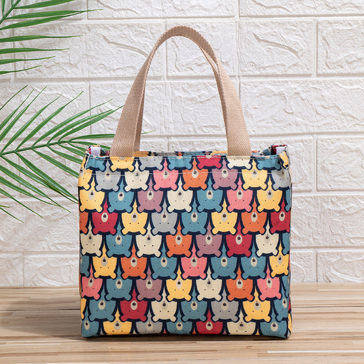 Cute Cat Print Tote Bag Stornfield