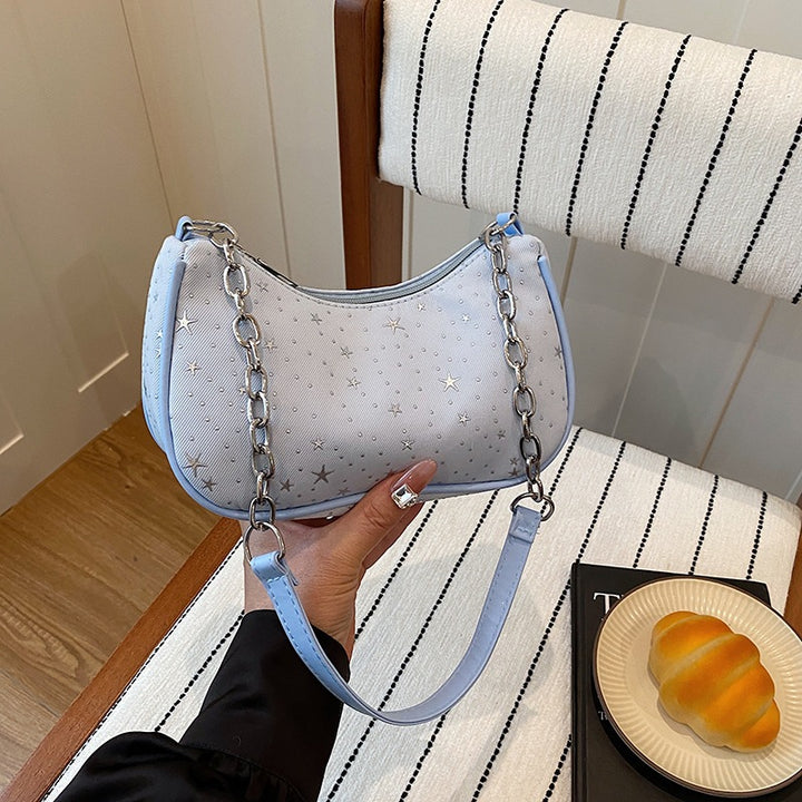 Starry Patterned Evening Handbag
