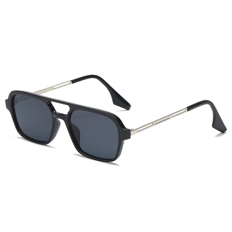 Women's trendy square sunglasses with transparent frame and gentle lenses Stornfield