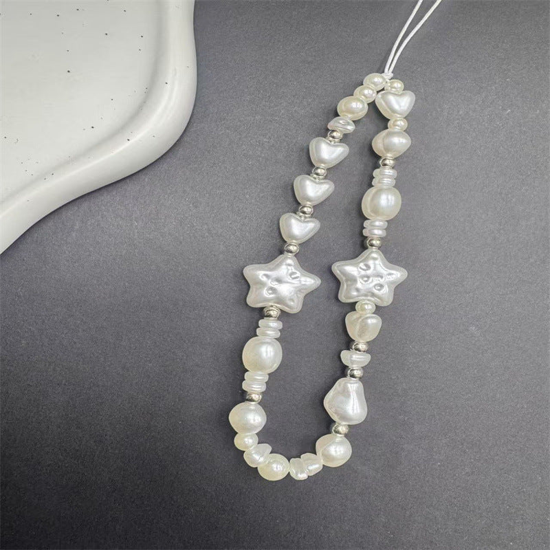 Elegant Star and Heart Beaded Necklace Stornfield