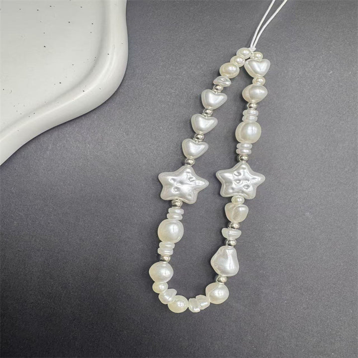 Elegant Star and Heart Beaded Necklace Stornfield