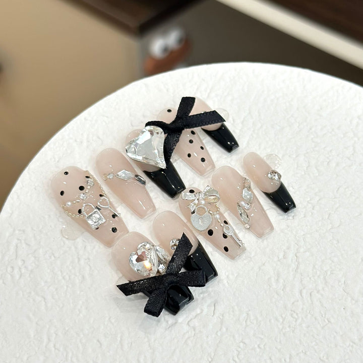 Statement Decorative Press-On Nail Art