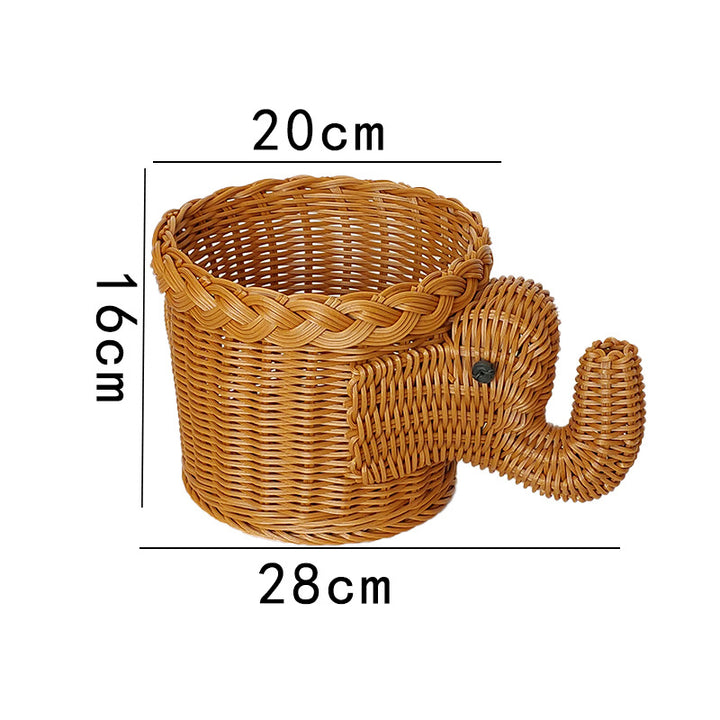 Decorative Woven Duck-Shaped Basket Stornfield