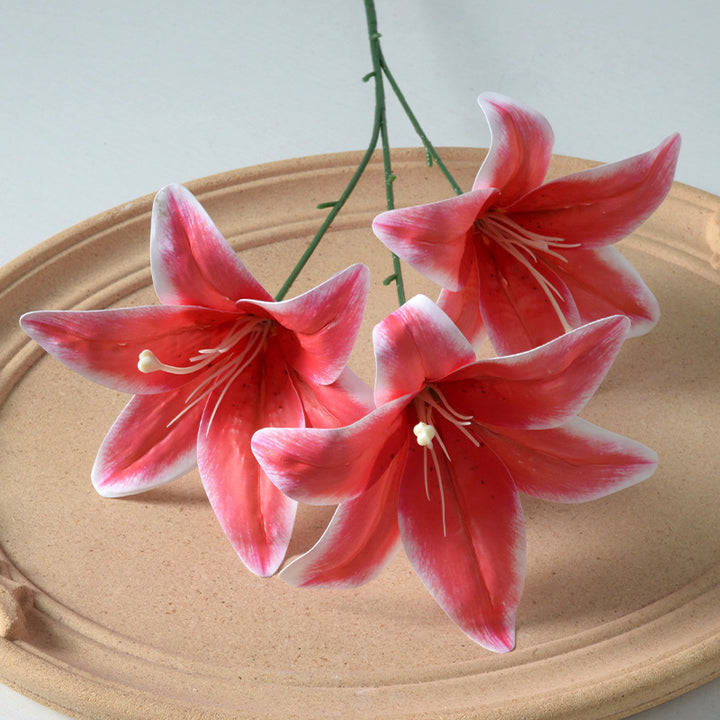 Decorative Artificial Lily Flower Arrangement