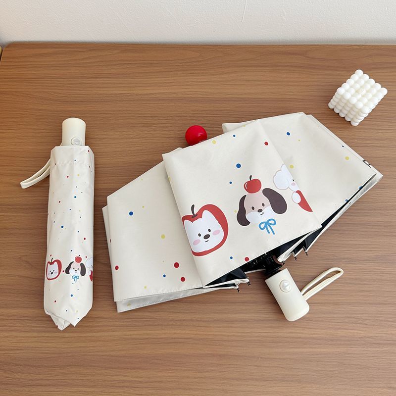 Women's Folding Umbrella with Cute Animal Designs Stornfield