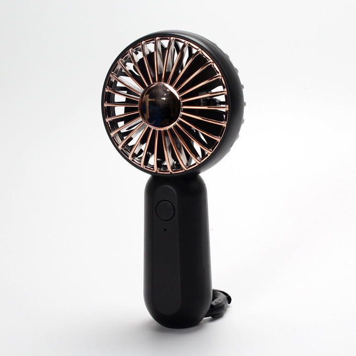Unisex portable mini hand fan with USB charging and carrying strap Stornfield