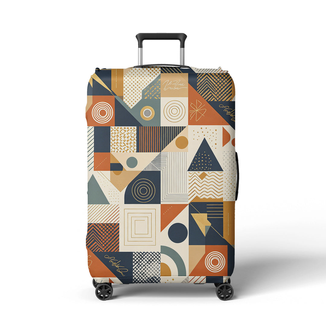Women's suitcase cover with modern graphic design Stornfield