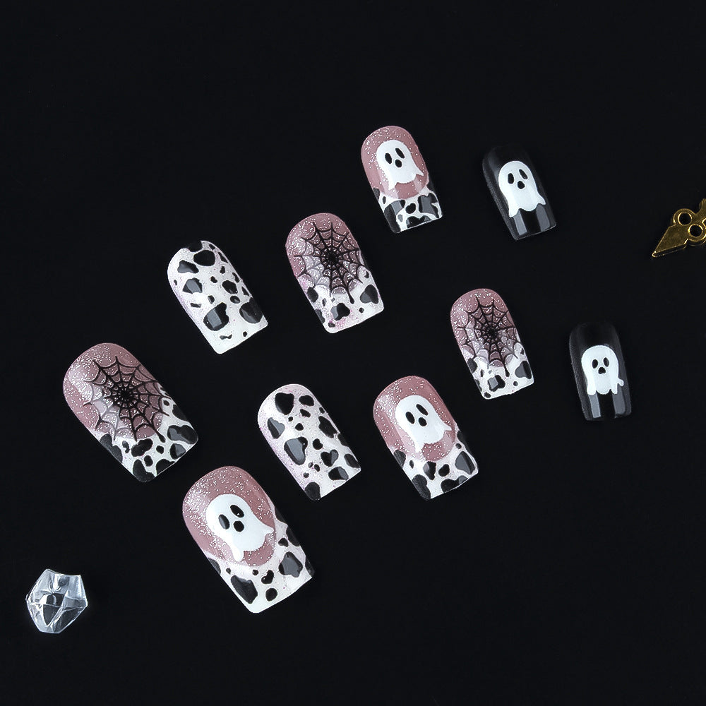 Halloween-Themed Press-On Nail Art Set Stornfield 1787542716
