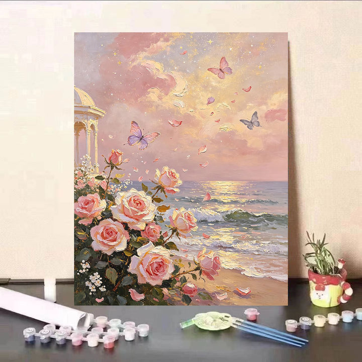 DIY Floral Landscape Paint by Numbers Kit Stornfield