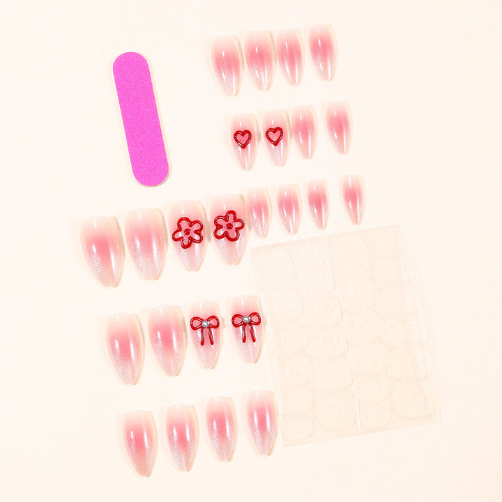 Stylish 3D Floral Acrylic Nail Art Extensions Stornfield