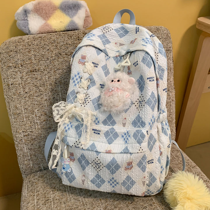 Cute Character Design Embellished Backpack Stornfield