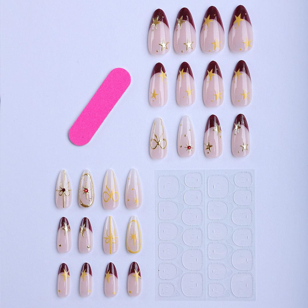 Luxury artificial fingernails with glamorous embellishments Stornfield