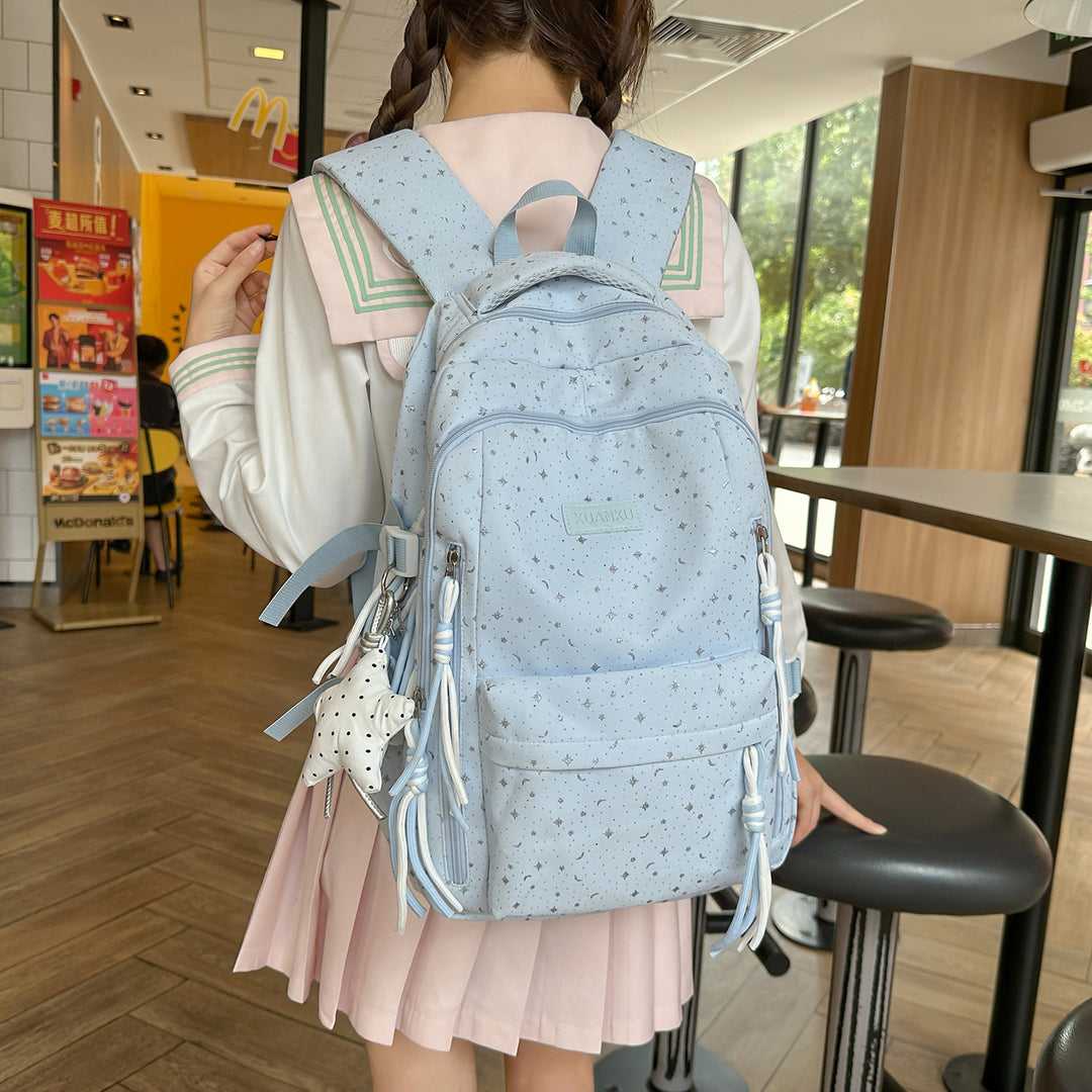 Star-Print Casual Backpack Stornfield