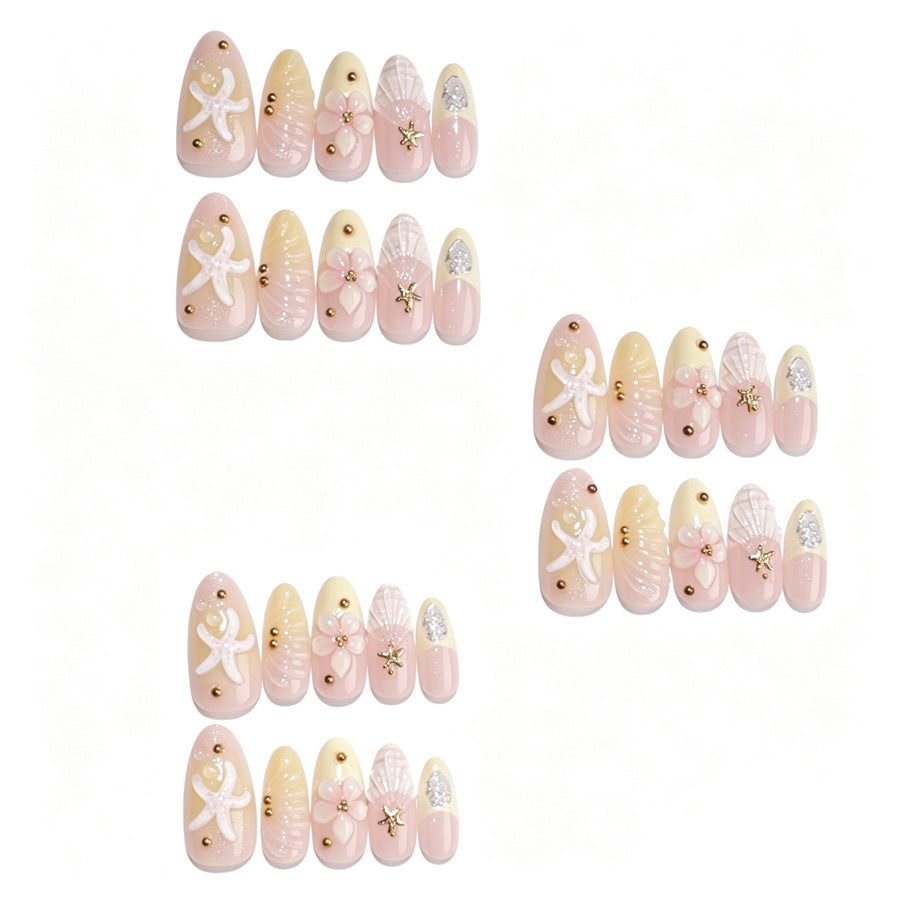 Artistic Floral Design Press-On Nails Stornfield