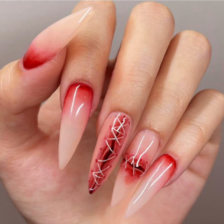 Artistic Ombre Press-On Nails Stornfield