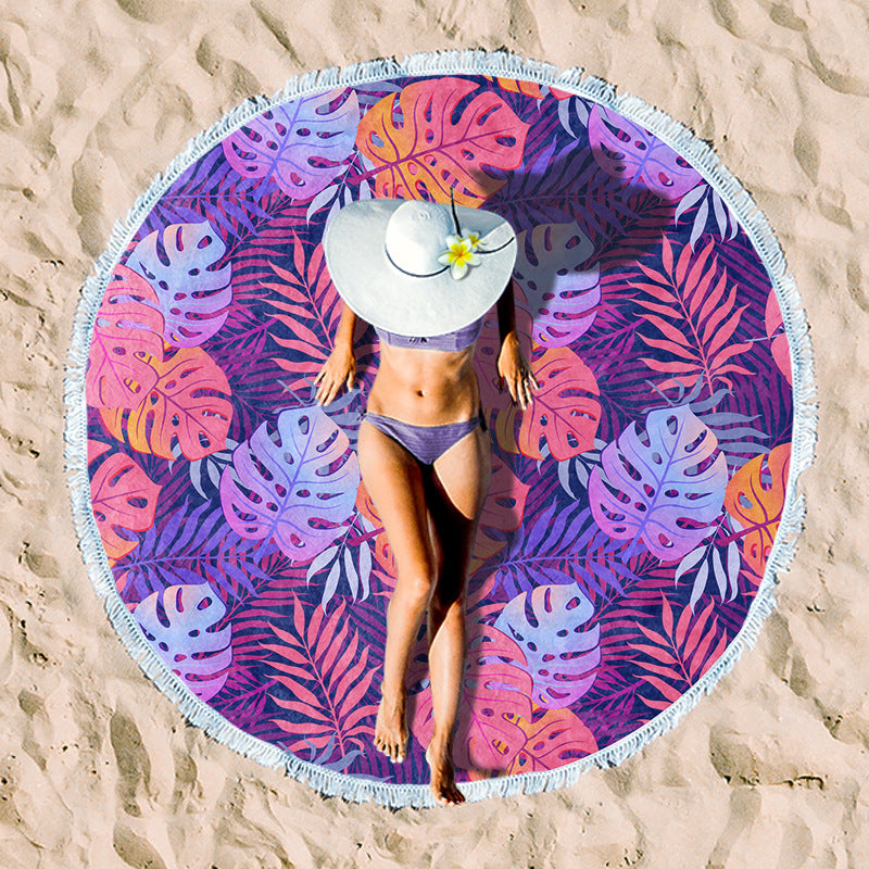 Rundstrand towel with unique sunset design Stornfield