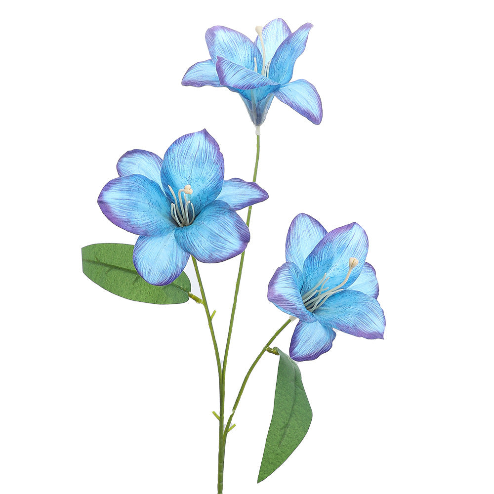 Artificial lily stem with delicate flowers
