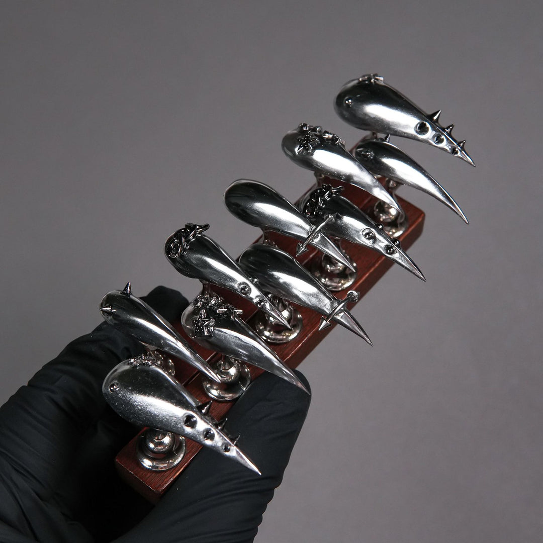 Spiked Stiletto Press-On Nails