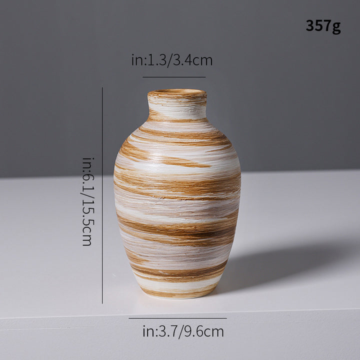 Artistic Spiral Design Ceramic Vase Stornfeild