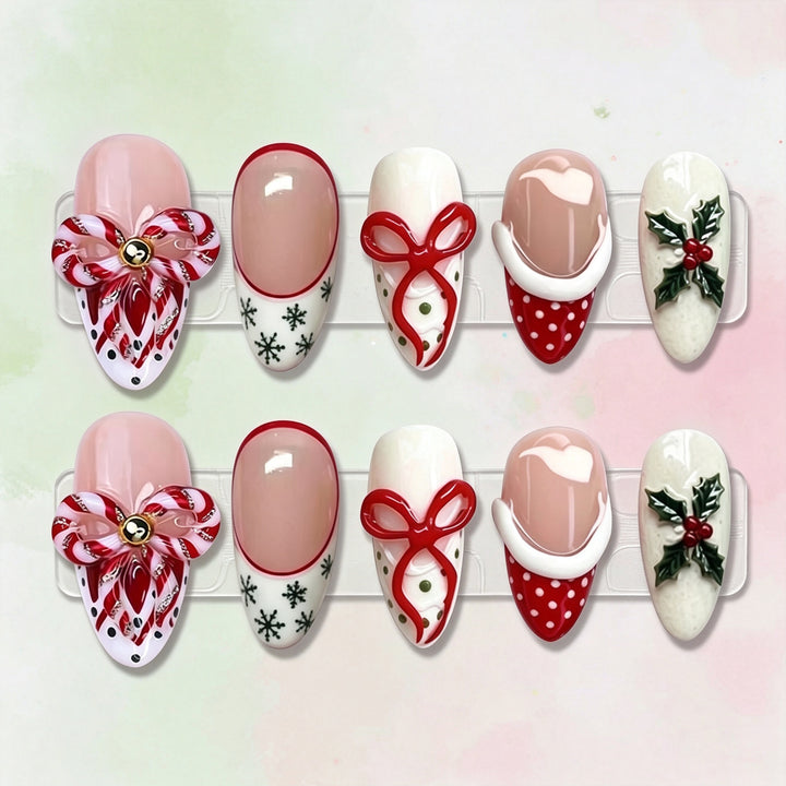 Artistic Themed Press-On Nail Set