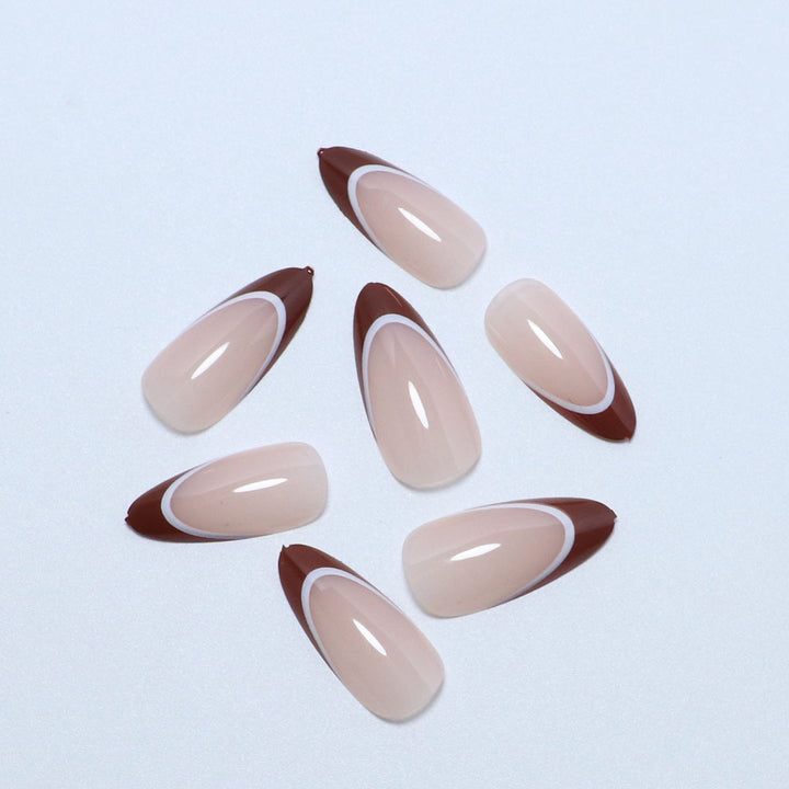 Premium Natural Finish Press-On Nail Tips Stornfield