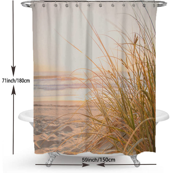 Floral Hydrangea Pattern Shower Curtain Stornfield