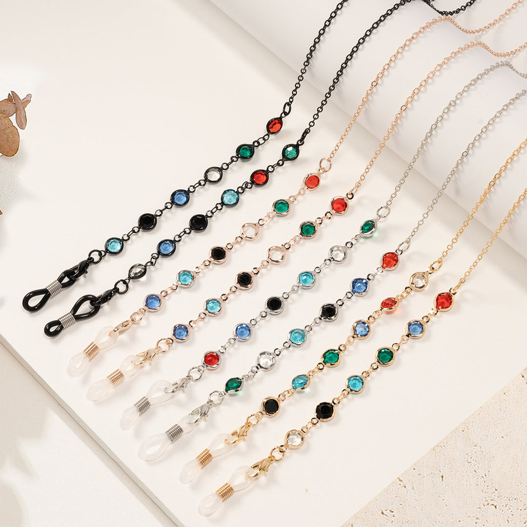 Decorative Crystal Eyewear Chain Stornfield