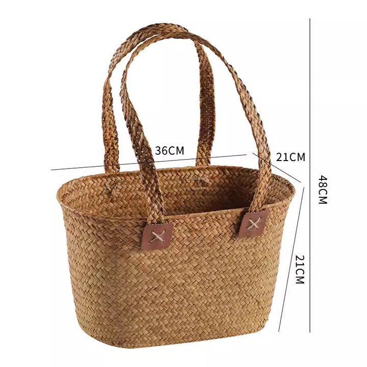 Handcrafted Woven Storage Tote Stornfield