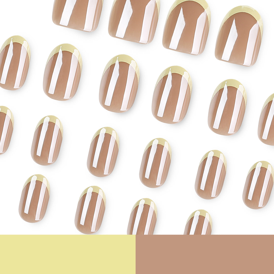 Elegant Nail Art with Translucent Gradient and Precise French Tip Stornfield