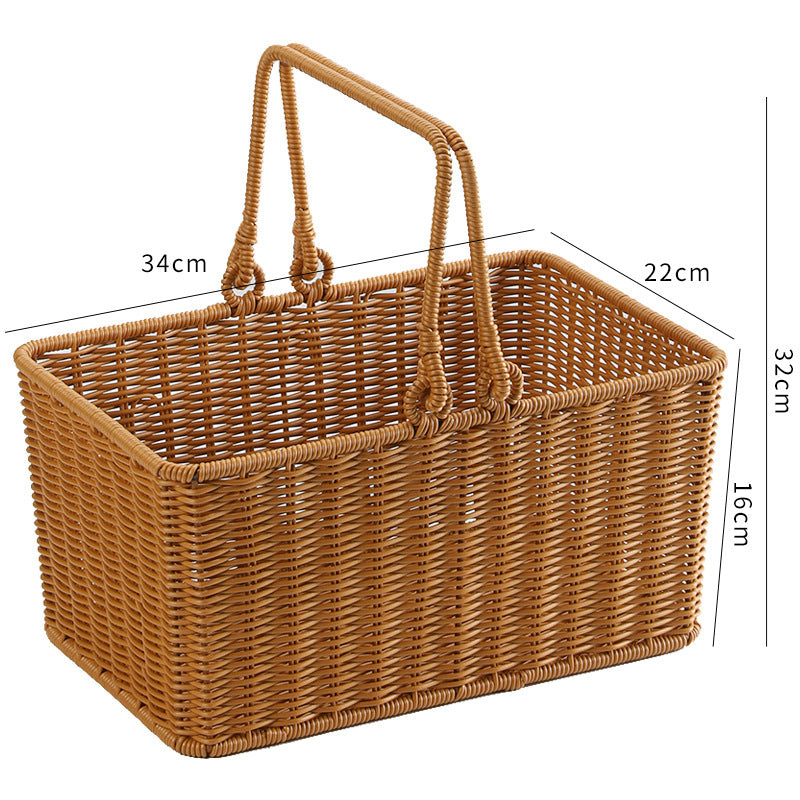 Unisex Rectangular Shopping and Storage Basket Stornfield
