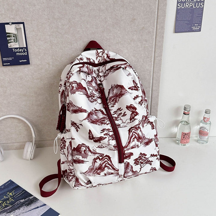 Artistic Landscape Print Backpack
